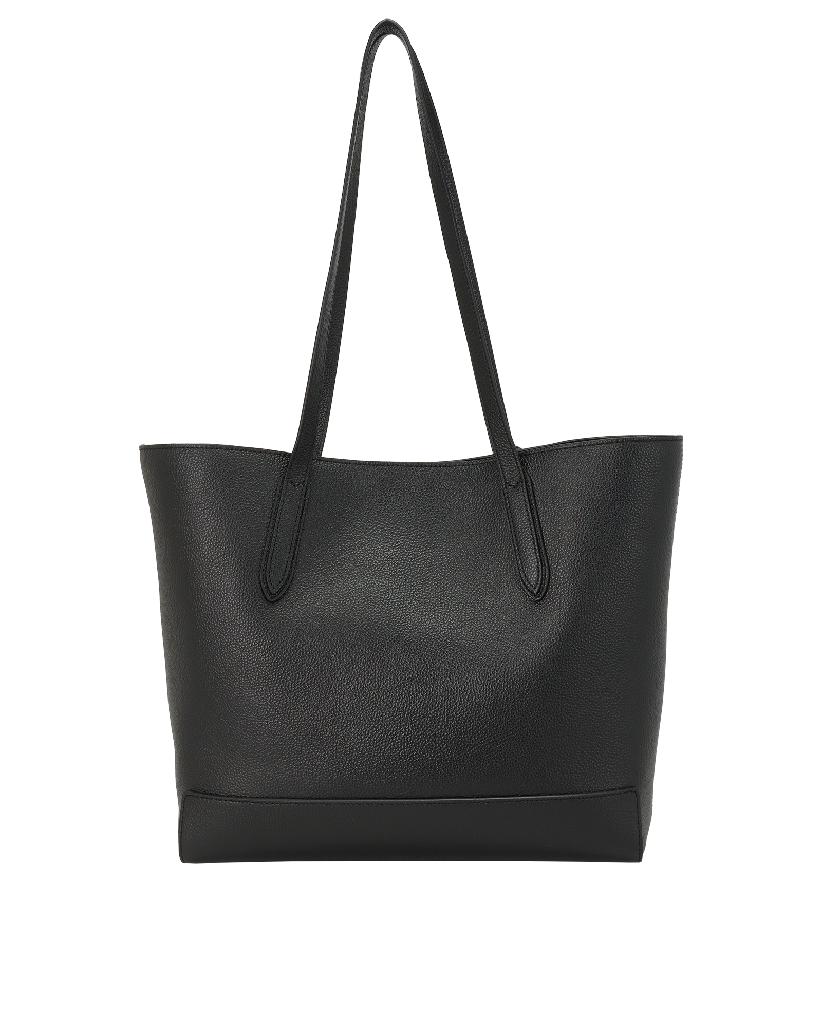 Small East West Tote, &pound;395, Handbags, Black, Leather, Back view